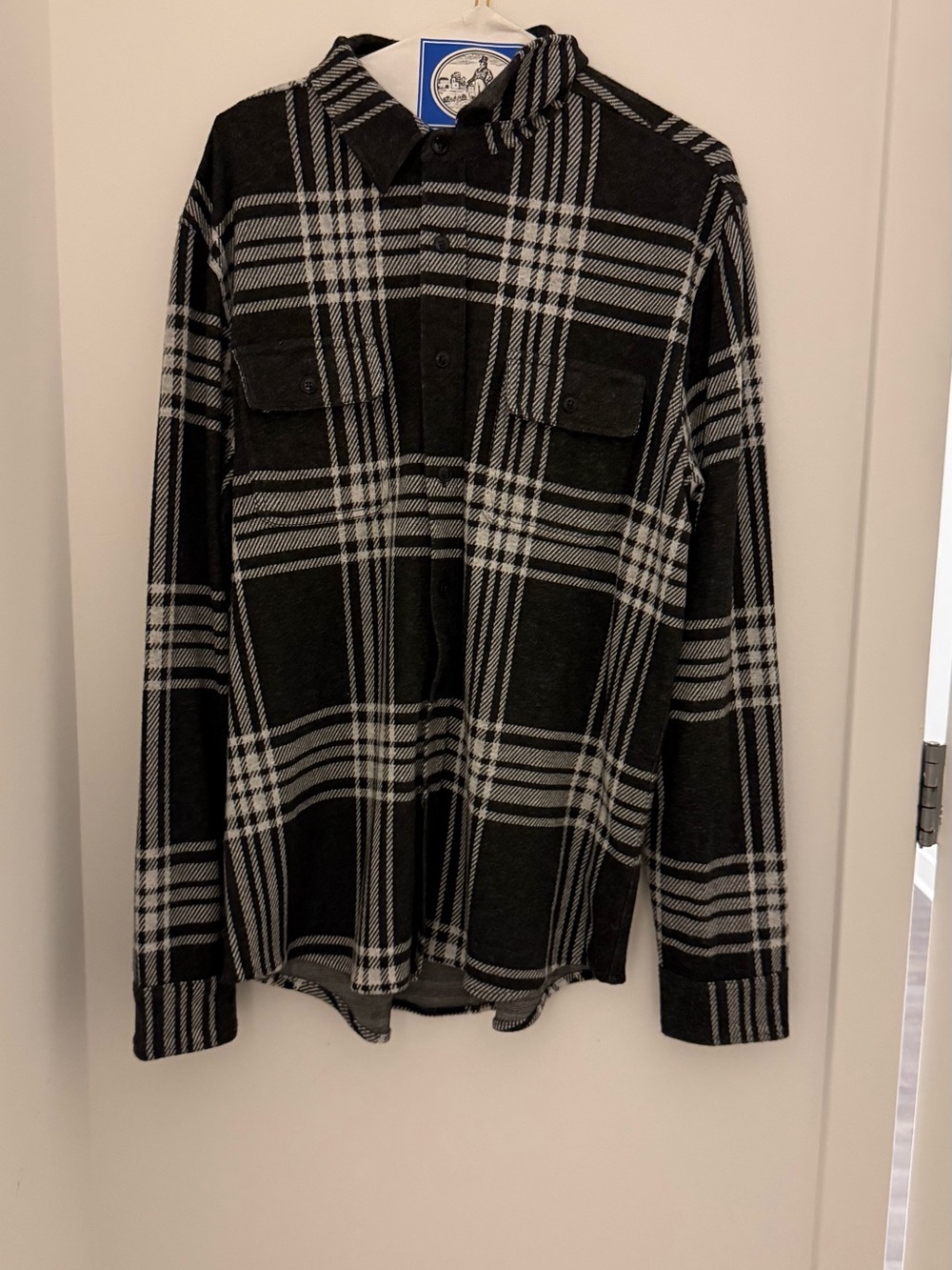 Faherty Legend sweater button-down in an Ashby plaid flannel